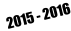 2015 - 2016